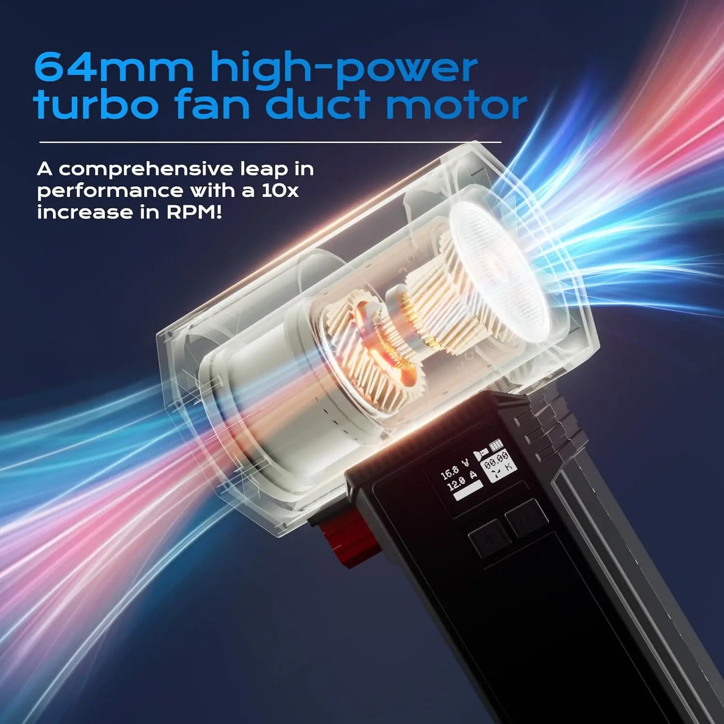 AirMate Ultra - High-SpeedTurbo Jet Fan With LED Monitor